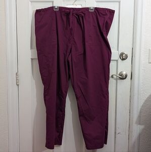ScrubStar Wine Red Scrub Pants